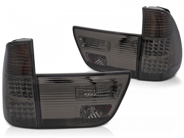 LED Tail Lights Smoke fits BMW X5 E53 09.99-10.03