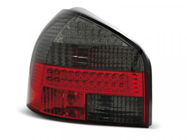 Led Tail Lights Red Smoke Fits Audi A3 08.96-08.00