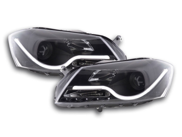 Daylight headlight VW Passat B7 3C Yr. 10- black