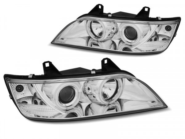 Headlights Angel Eyes CCFL Chrome fits BMW Z3 1996–2002