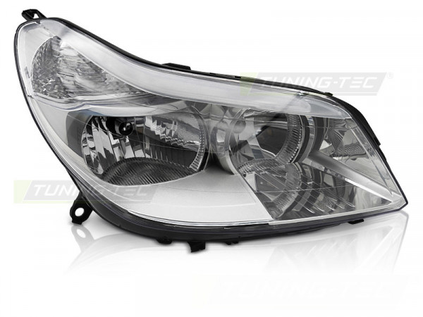 Headlight Chrome Right Side Tyc Fits Citroen C5 04-08