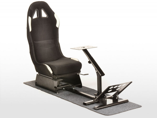 FK game seat racing simulator for racing games at PC or consoles black/white