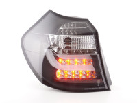LED taillights set fits BMW 1 Series E87 / E81 3/5-door 04-06 black LED taillights set fits BMW 1 Series E87 / E81 3/5-door 04-06 black