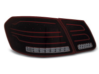 Led Bar Tail Lights Red Smoke Fits Mercedes W212 E-klasa 09-13 Led Bar Tail Lights Red Smoke Fits Mercedes W212 E-klasa 09-13