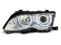 Headlights Angel Eyes CCFL Chrome fits BMW E46 09.01-03.05 Headlights Angel Eyes CCFL Chrome fits BMW E46 09.01-03.05