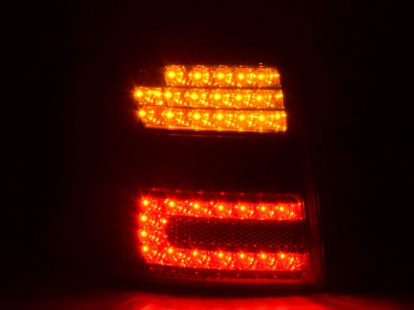 Led Taillights Audi A6 Avant type 4B Yr. 97-03 black/red