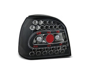Led Tail Lights Black Fits Vw Golf 3 09.91-08.97 Led Tail Lights Black Fits Vw Golf 3 09.91-08.97