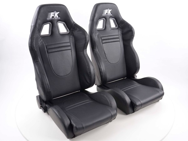 FK sport seats half bucket seats Set Racecar with heating and massage
