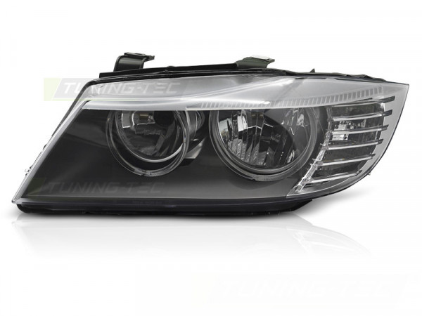 Headlight Black Left Side fits BMW E90 E91 LCI 09-11