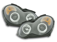headlight Mercedes C-Classe type W203 Yr. 00-07 black headlight Mercedes C-Classe type W203 Yr. 00-07 black