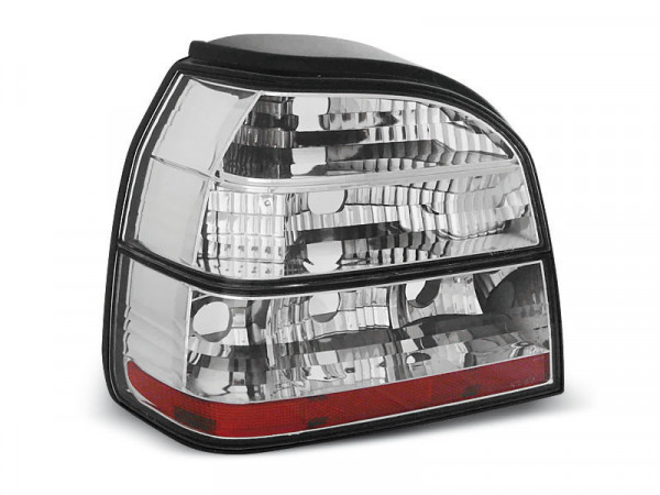 Tail Lights Crystal White Fits Vw Golf 3 09.91-08.97