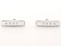 LED side indicator set chrome fits BMW 5 Series E39 LED side indicator set chrome fits BMW 5 Series E39