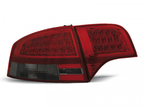 Led Tail Lights Red Smoke Fits Audi A4 B7 11.04-11.07 Sedan