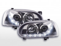 DRL Daylight headlight VW Golf 3 Yr. 91-97 chrome DRL Daylight headlight VW Golf 3 Yr. 91-97 chrome