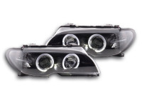 Headlight set fits BMW 3-series E46 Coupe, Cabrio 03-05 black Headlight set fits BMW 3-series E46 Coupe, Cabrio 03-05 black