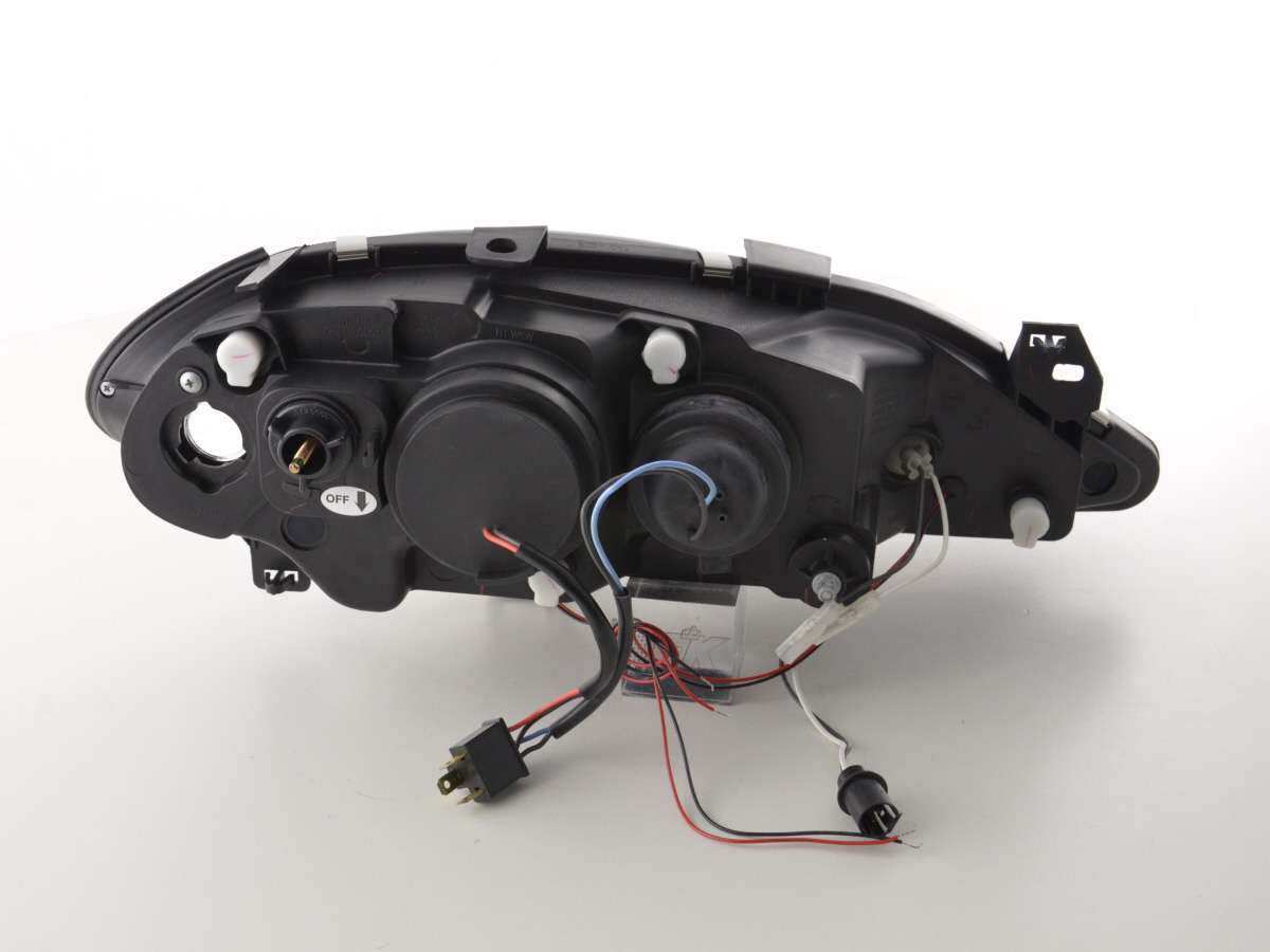 headlight Renault Megane 1 3/5door. Yr. 9902 chrome Headlights