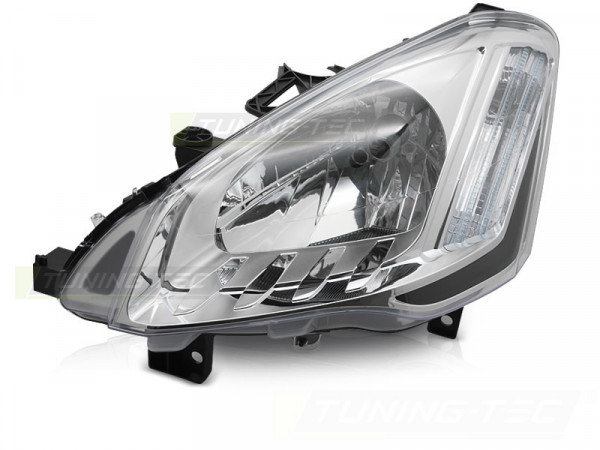 Headlight Chrome Left Side Tyc Fits Citroen Berlingo 12-18