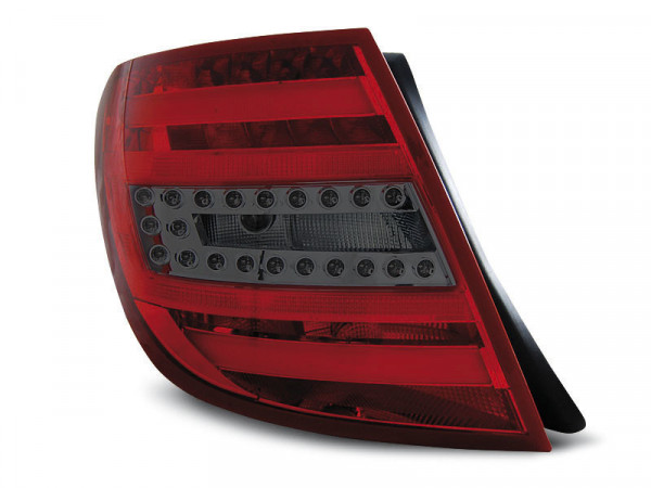 Led Bar Tail Lights Red Smoke Fits Mercedes C-klasa W204 Kombi 07-10