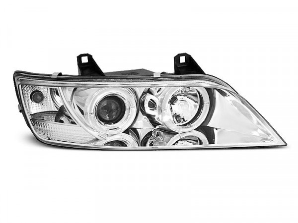 Headlights Angel Eyes Chrome Fits Bmw Z3 01.96-02