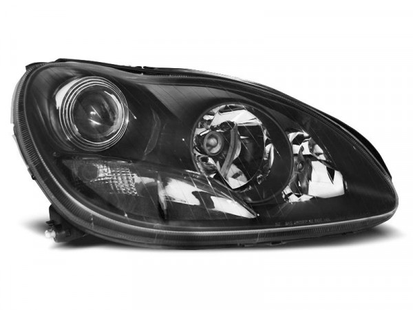 Xenon Headlights Black Fits Mercedes W220 S-klasa 10.02-05.05