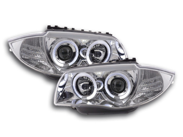 headlight BMW serie 1 type E87/E81 Yr. 04- chrome