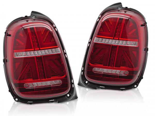 Led Tail Lights Red White Seq Fits Mini Cooper F55 F56 F57 14-17 6-pin