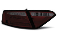 Led Bar Tail Lights Red Smoke Fits Audi A5 07-06.11 Led Bar Tail Lights Red Smoke Fits Audi A5 07-06.11