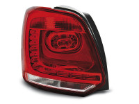 Led Tail Lights Red White Fits Vw Polo 09-14 Led Tail Lights Red White Fits Vw Polo 09-14