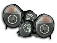 Headlight Mercedes E-Classe type W210 Yr. 97-01 black RHD Headlight Mercedes E-Classe type W210 Yr. 97-01 black RHD