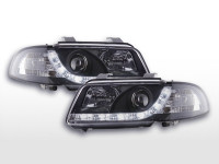 DRL Daylight headlight Audi A4 B5 8D Yr. 94-99 black DRL Daylight headlight Audi A4 B5 8D Yr. 94-99 black