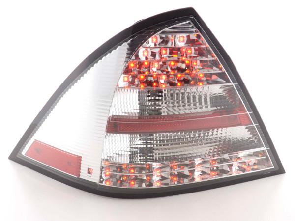 Led Taillights Mercedes C-Class type W203 saloon Yr. 05-07 chrome