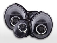 headlight Mercedes E-Class type W210 Yr. 97-01 black headlight Mercedes E-Class type W210 Yr. 97-01 black