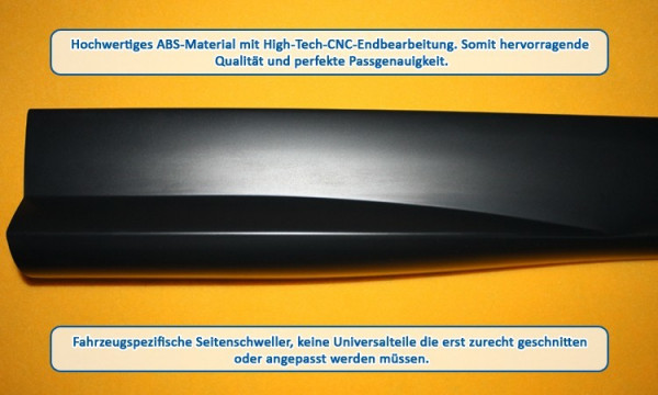 RDX Sideskirts FORD Focus 2 "Turbo"