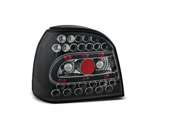 Led Tail Lights Black Fits Vw Golf 3 09.91-08.97