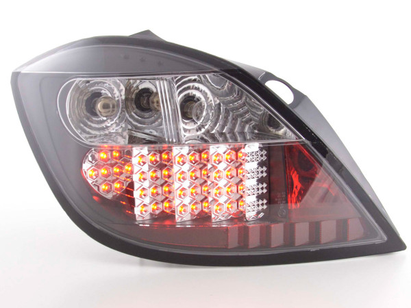 Led Taillights Opel Astra H 5-dr Yr. 04- black