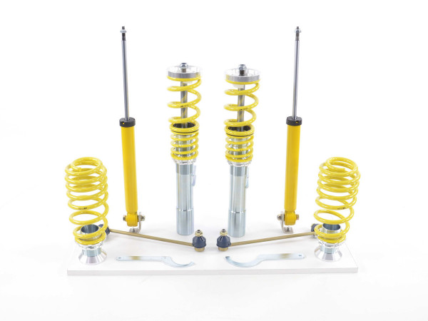 FK hardness adjustable coilover kit Skoda Octavia 1Z saloon year from 2004 with 55 mm strut