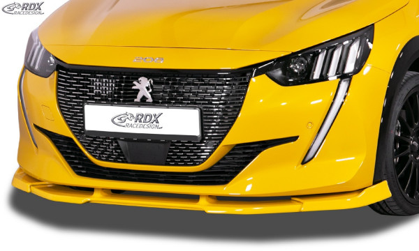 RDX Front Spoiler VARIO-X for PEUGEOT 208 (2019+) Front Lip Splitter