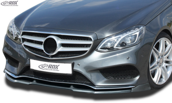 RDX Front Spoiler VARIO-X MERCEDES E-class W212 AMG-Styling 2013+ (Fit for Cars with AMG-Styling Frontbumper)