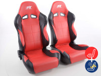 FK sport seats car half-shell seats Set Comfort with seat heating + massage function FK sport seats car half-shell seats Set Comfort with seat heating + massage function