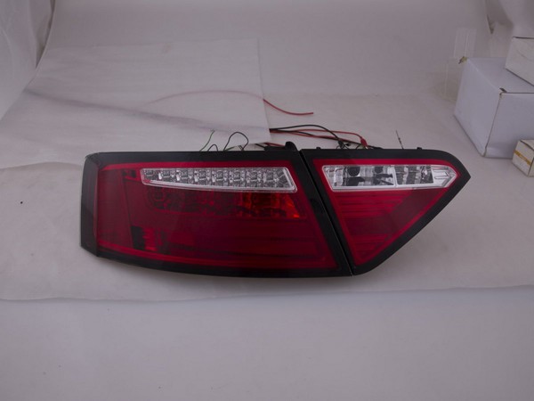 LED rear lights Lightbar Audi A5 8T Coupe/Sportback year 07-11 red/clear