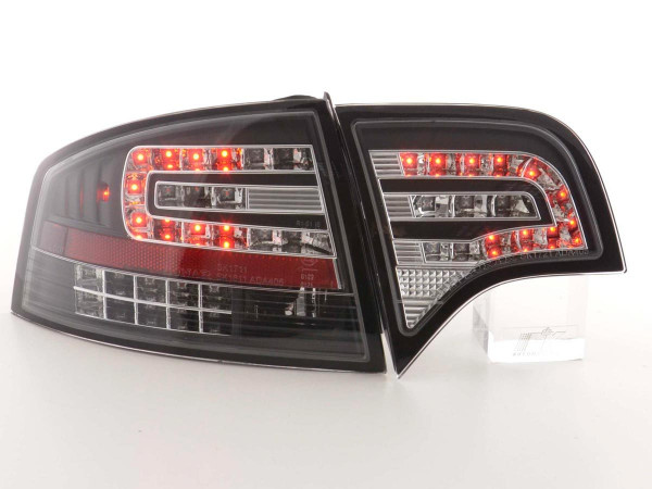 Led Taillights Audi A4 saloon type 8E Yr. 04-07 black