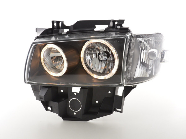 Angel Eye headlight VW Bus type T4 Yr. 97-02 black
