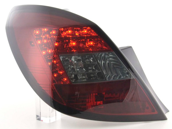 Led Taillights Opel Corsa D 5-dr Yr. 06-10 red/black