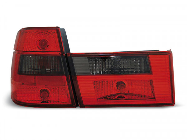 Tail Lights Red Smoke Fits Bmw E34 91-96 Touring