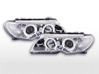 Headlight set fits BMW 3-Series E46 Coupe / Cabrio 03-05 chrome Headlight set fits BMW 3-Series E46 Coupe / Cabrio 03-05 chrome