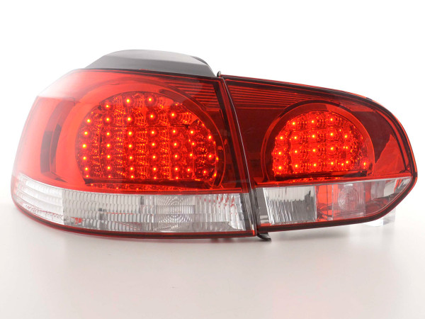 Led Rear lights VW Golf 6 type 1K Yr. 08- clear/red