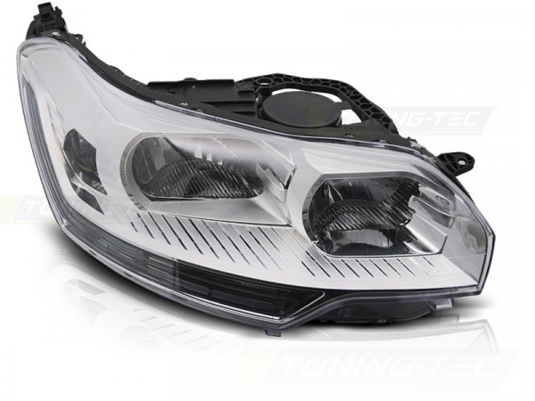 Headlight Chrome Right Side Tyc Fits Citroen C5 08-10