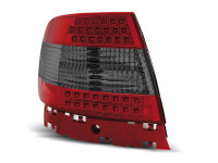 Led Tail Lights Red Smoke Fits Audi A4 11.94-09.00 Led Tail Lights Red Smoke Fits Audi A4 11.94-09.00