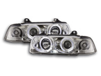Headlight set fits BMW 3-series Coupe E36 92-98 chrome Headlight set fits BMW 3-series Coupe E36 92-98 chrome