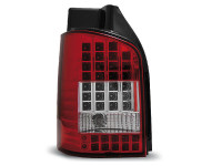 Led Tail Lights Red White Fits Vw T5 04.03-09 Led Tail Lights Red White Fits Vw T5 04.03-09